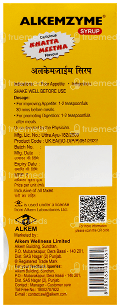 Alkemzyme Syrup 200Ml